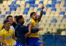 Agónico festejo de la U. de Conce ante Palestino